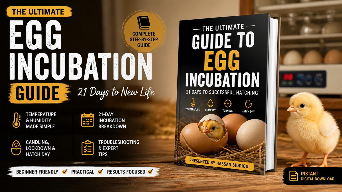 Egg Incubation Guide Printable, 21-Day Hatching Planner (PDF Download)