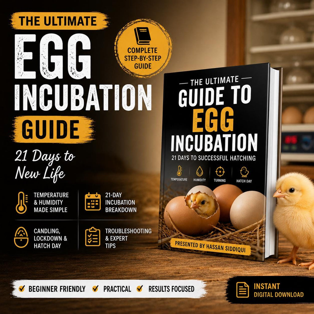 Egg Incubation Guide Printable, 21-Day Hatching Planner (PDF Download)