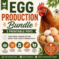 Egg Production Bundle Printable PDF | Chicken Egg Record Book