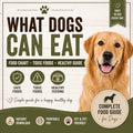What Dogs Can Eat Charts, Toxic Foods List, Dog Diet Chart, Healthy Feeding Guide for Dogs, Printable PDF