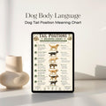 Dog Tail Position Meaning Chart | Canine Body Language Guide (A4 PDF)