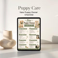 New Puppy Owner Checklist | Essentials, Feeding, Grooming, Training (Digital Download)