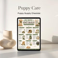 Puppy Supply Checklist Printable | New Puppy Essentials PDF (A4 Digital Download)