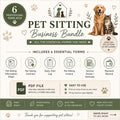 Pet Sitting Business Forms Bundle | Contract, Invoice, Log (PDF)
