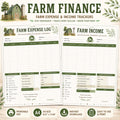Farm Expense Log Printable PDF | Finance Tracker for Easy Budgeting