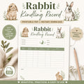 Rabbit Breeding Log | Kindling Record PDF for Breeders, Instant Download