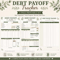 Debt Payoff Tracker Printable PDF | Snowball Planner, Budget Worksheet