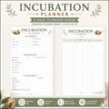 Incubation Planner Inserts Printable PDF, Egg Hatch Log, Chicken Duck Quail Tracker (A4)