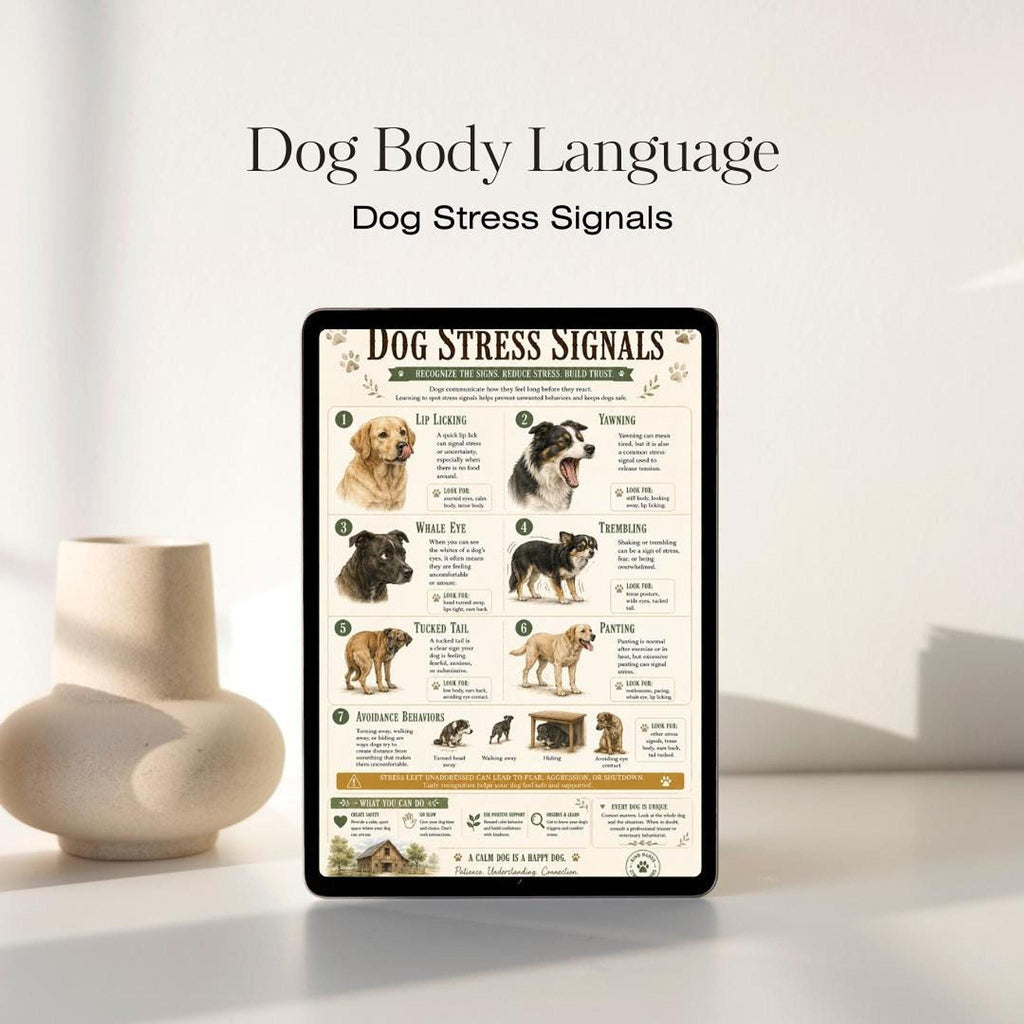 Dog Body Language Charts, 10 Printable PDFs and Behavior Guide