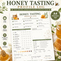 Honey Tasting Log, A4 Printable PDF Flavor Notes Journal