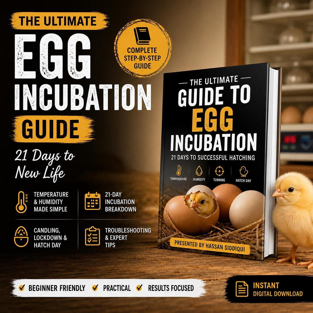 Egg Incubation Bundle, Printable PDF Hatchery Tracker and Guide