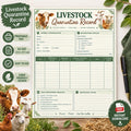 Livestock Quarantine Record Printable, Animal Health Monitoring Log, Farm Biosecurity PDF